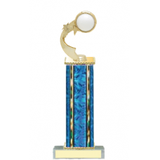 Trophies - #D-Style Volleyball Ribbon Star